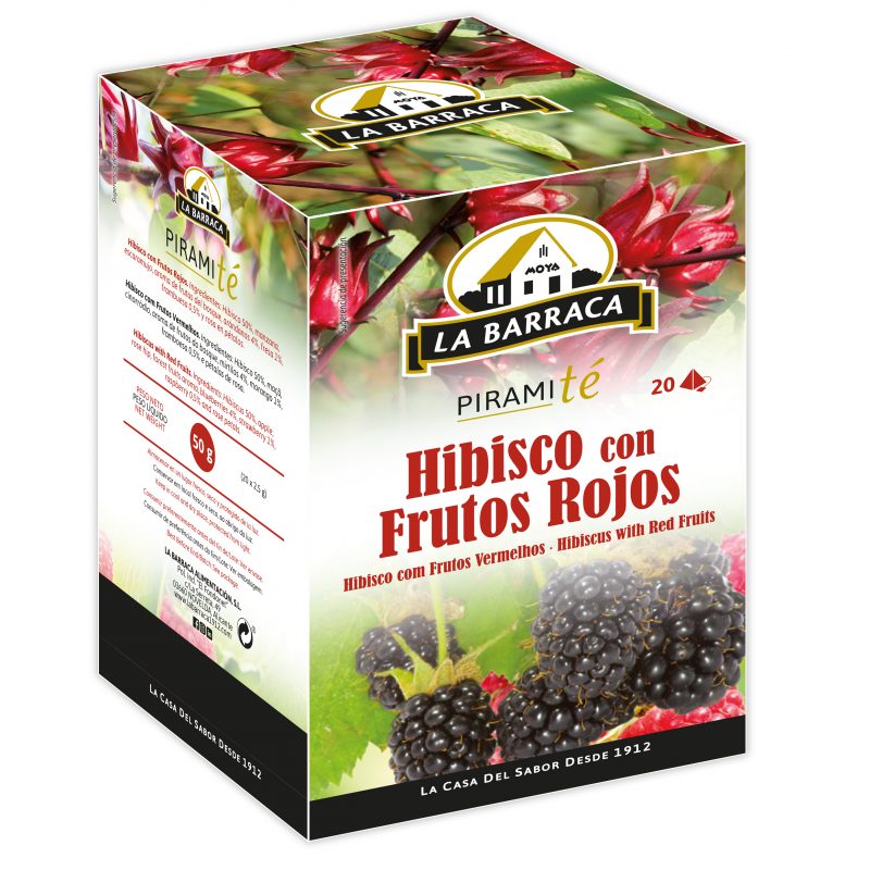 PiramiTé 20 Hibisco con Frutos Rojos