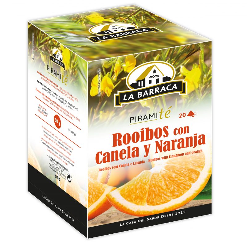 PiramiTé 20 Rooibos con Canela y Naranja