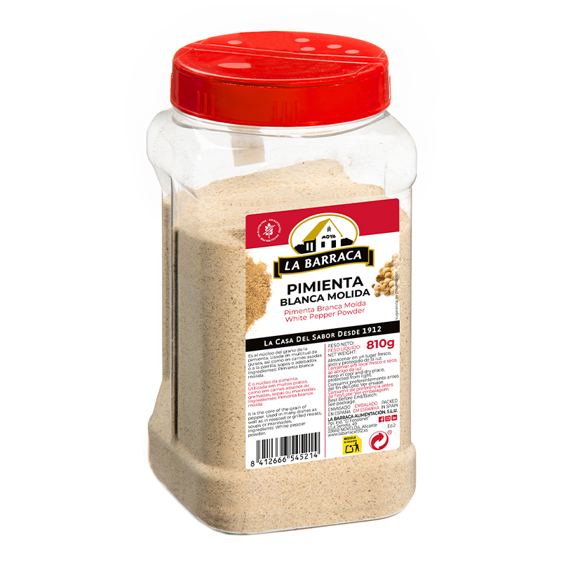 Pimienta Blanca Molida 810g